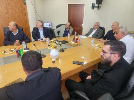 الطيبي وبن سعيد في زيارة عمل لبلدية قلنسوة